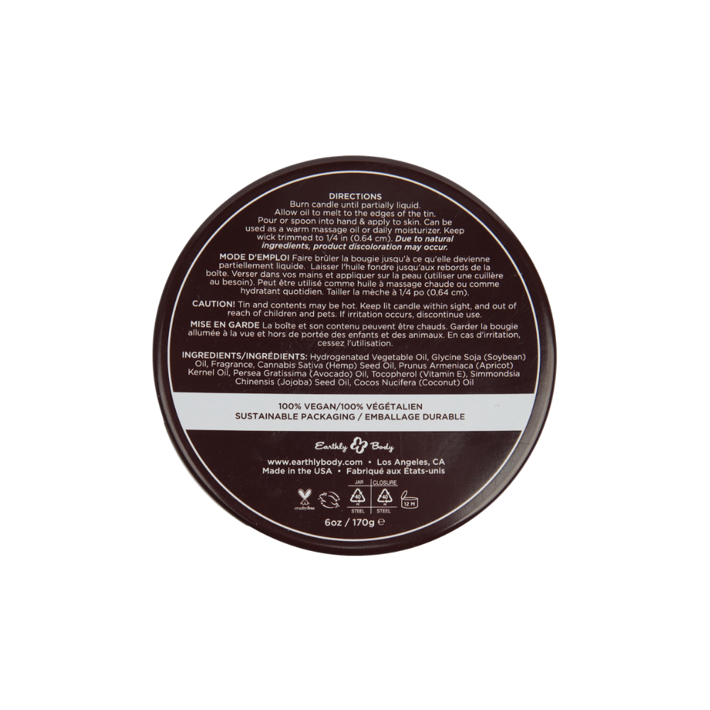 Hemp Massage Candle