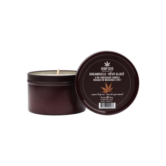 Hemp Seed Massage Candle
