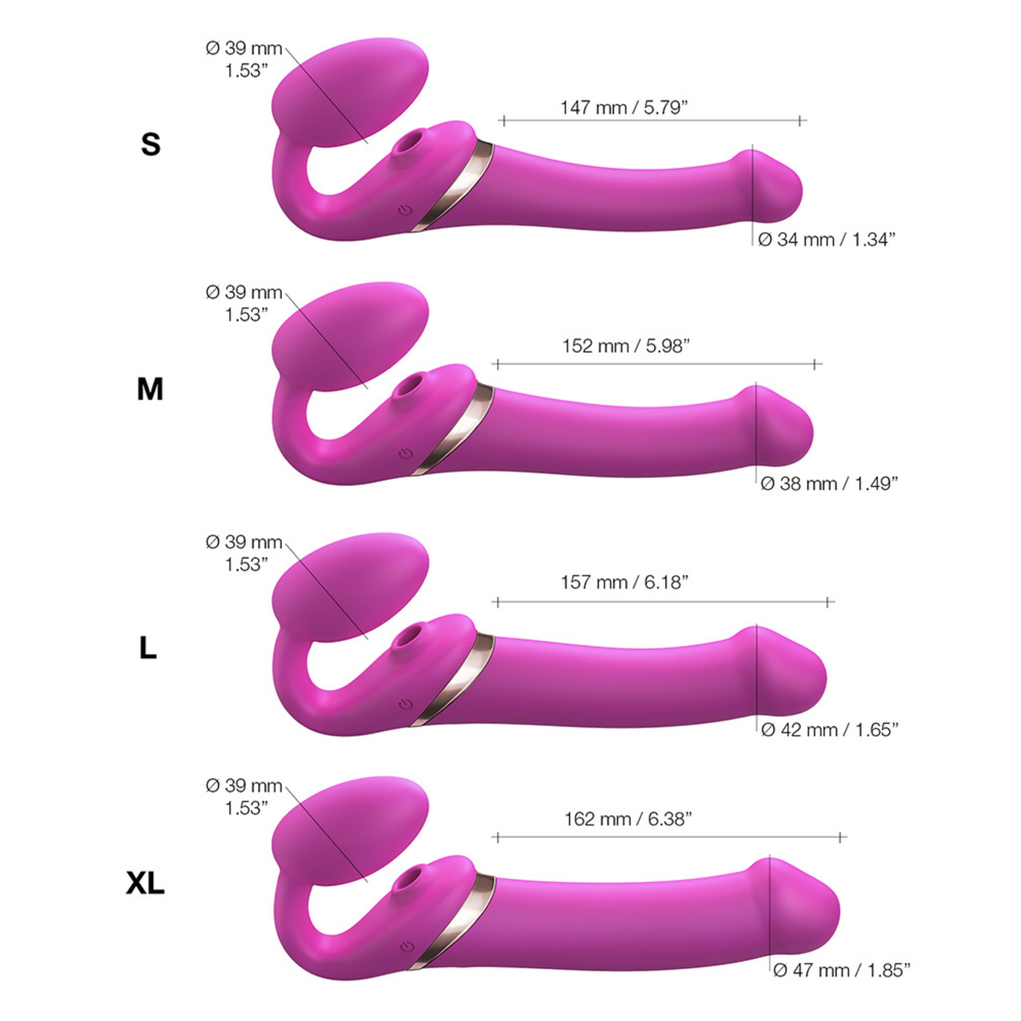 Strapless Strap-On Multi O!