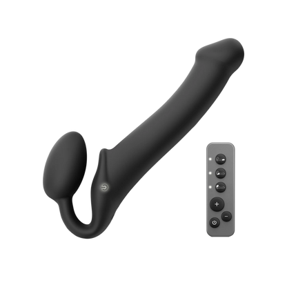 Strapless Strap-On Vibrating