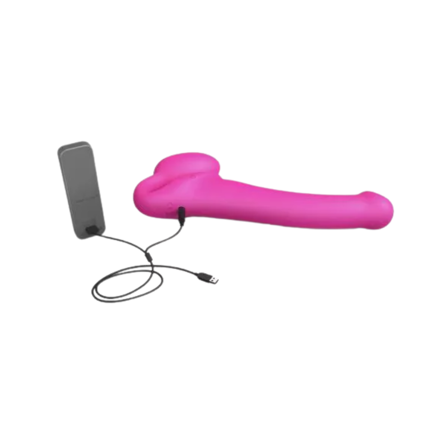 Strapless Strap-On Vibrating