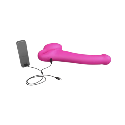 Strapless Strap-On Vibrating