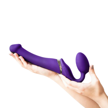Strapless Strap-On Vibrating