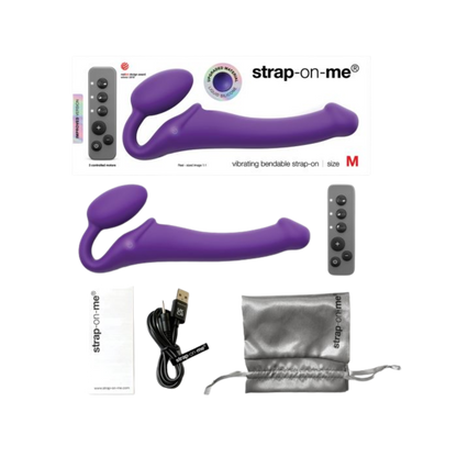 Strapless Strap-On Vibrating