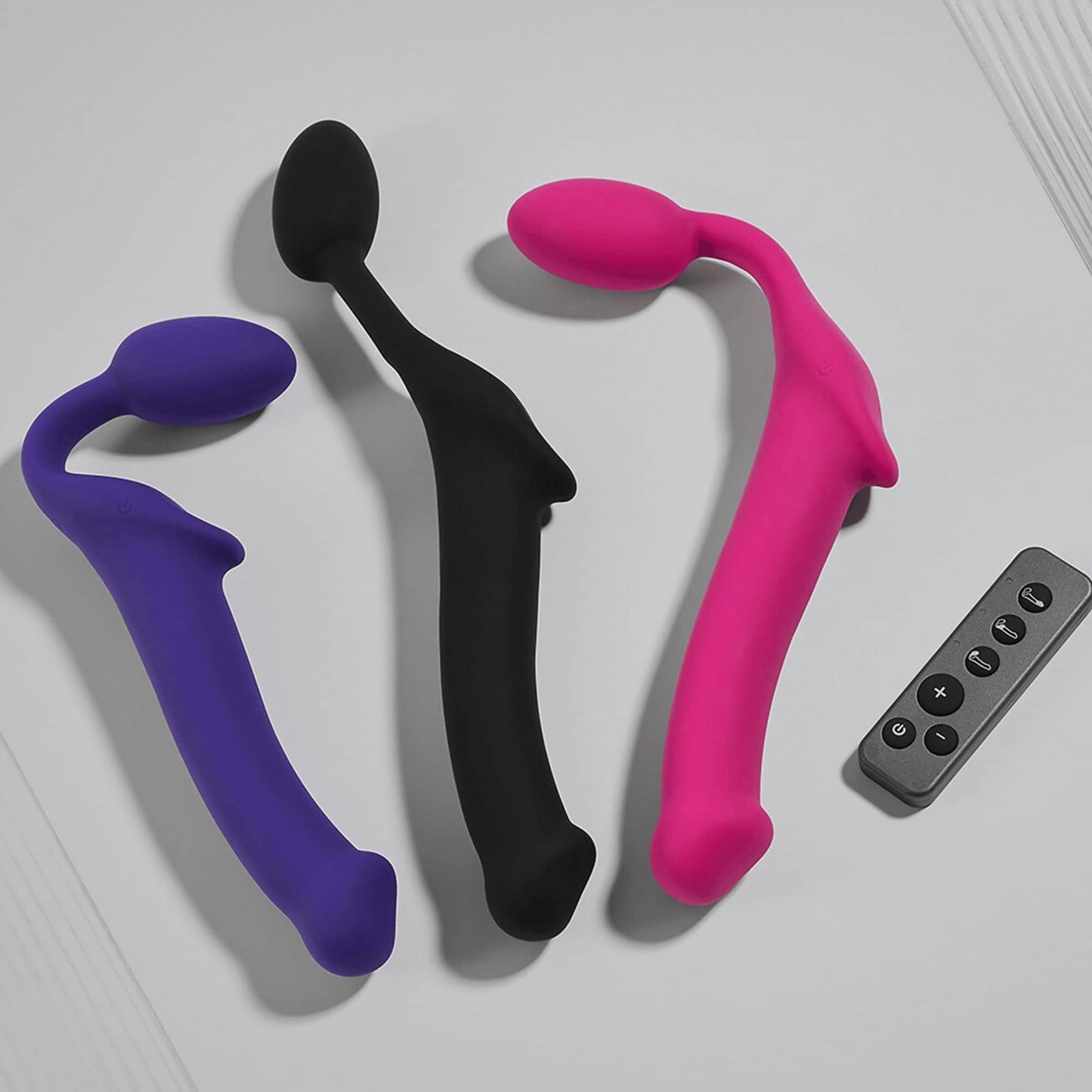 Strapless Strap-On Vibrating